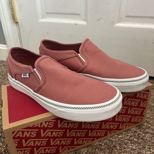 Pink Slip On Vans